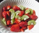 Salade de fraises et kiwi